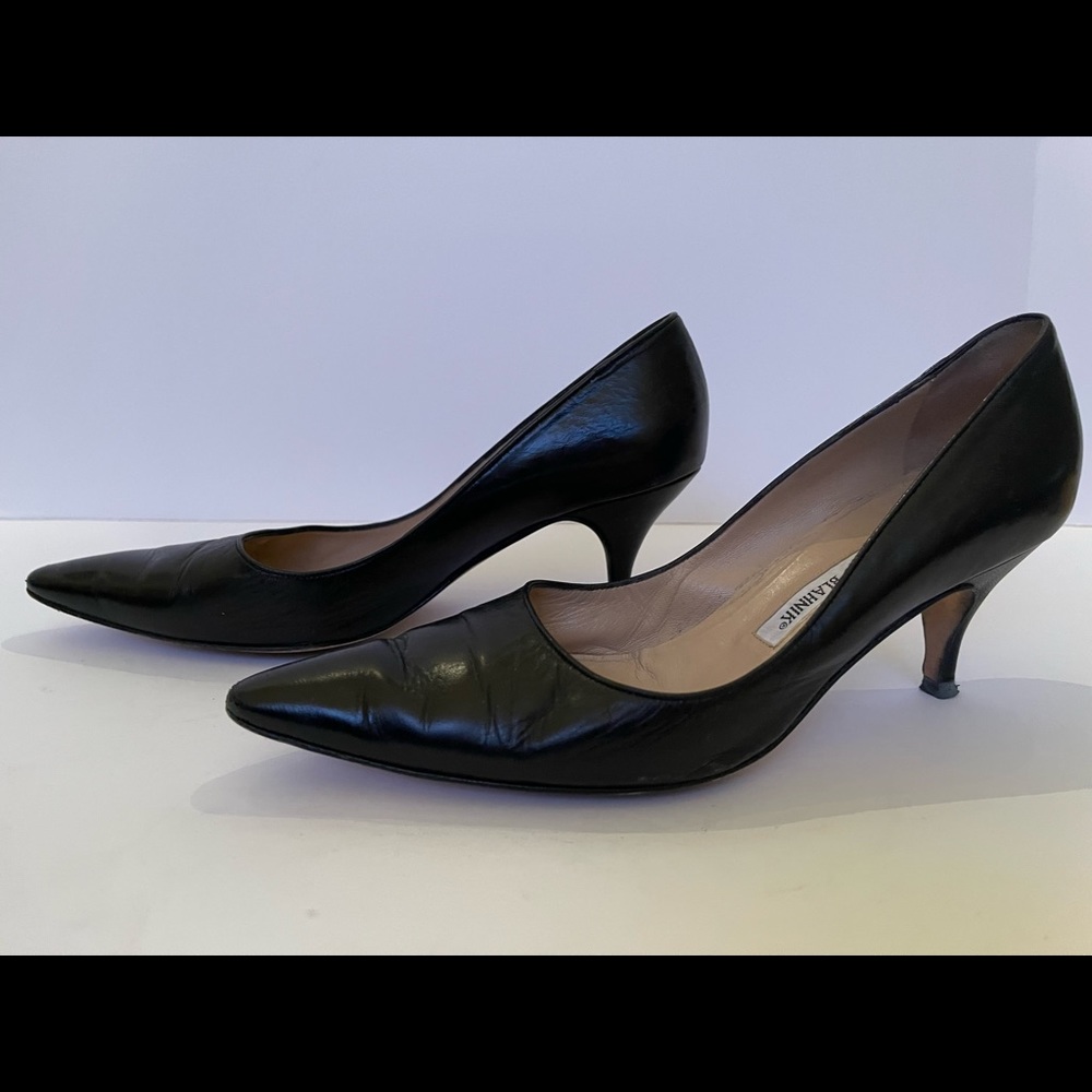 Manolo Blahnik Black Classic Heels